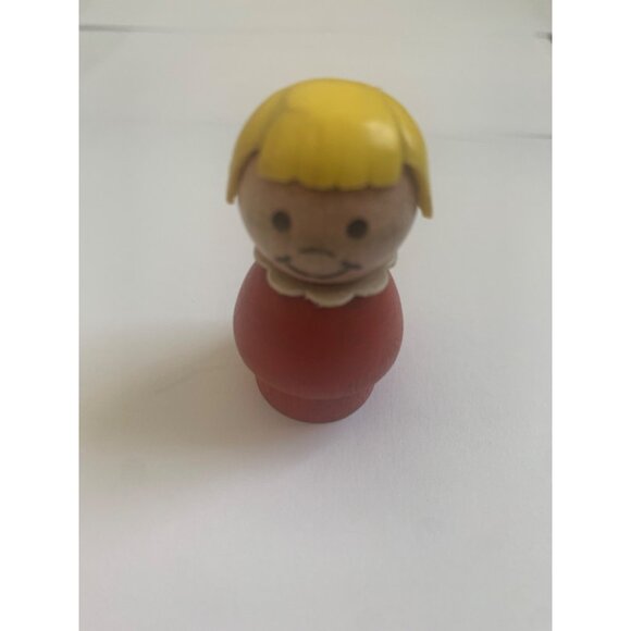 Vintage Fisher Price Little People Wood Head & Body Figures  Set Of‎ 2 1970/80s - Picture 4 of 7
